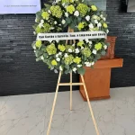 Coronas funebres a Gayosso Félix Cuevas con entrega express el mismo dia de 1 a 2 horas, flores frescas del dia