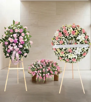 Arreglos florales para difunto promoción 1 entrega rapida 1 a 2 horas en Ciudad de México